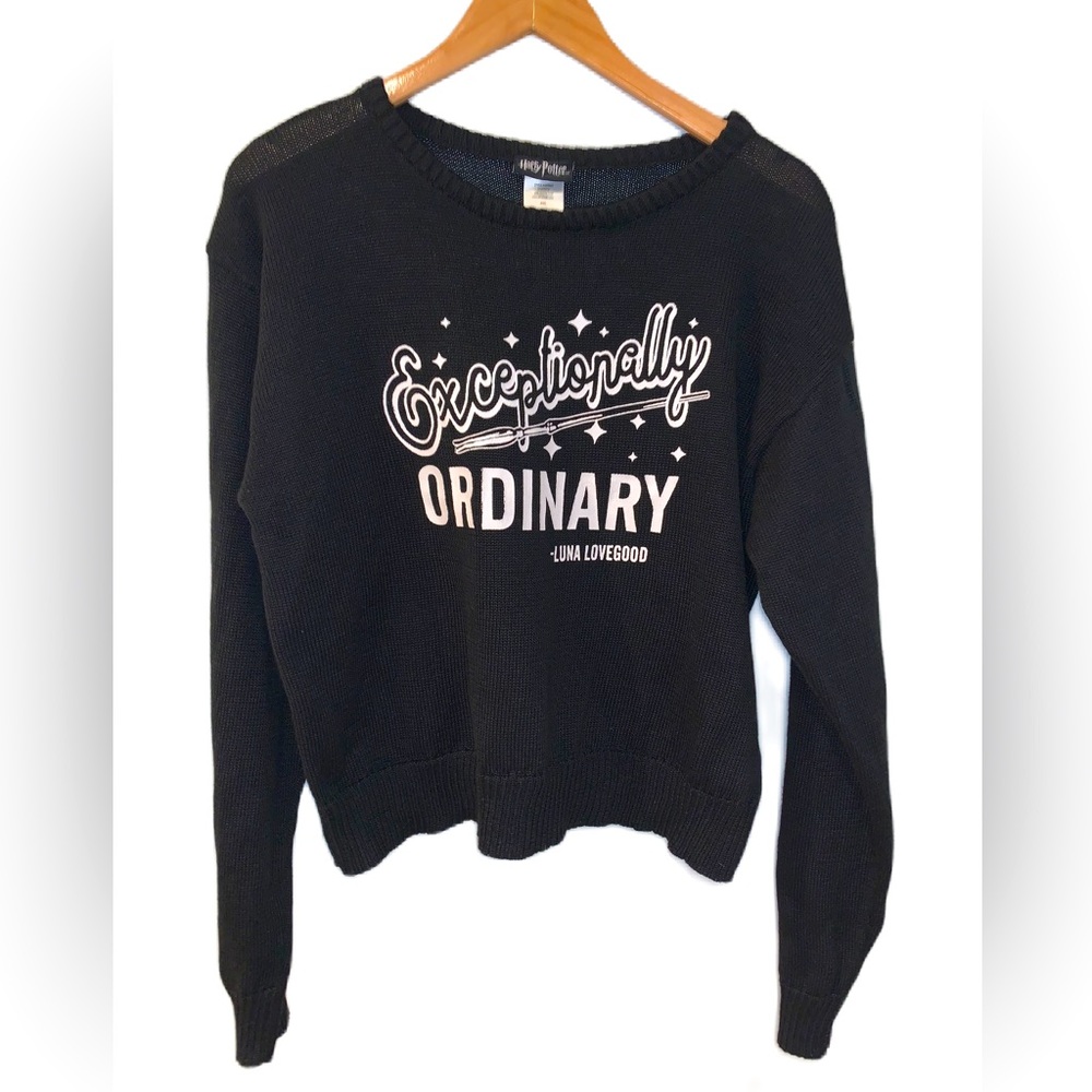 Harry Potter Women’s Sweater “Exceptionally Ordinary” Size XXL